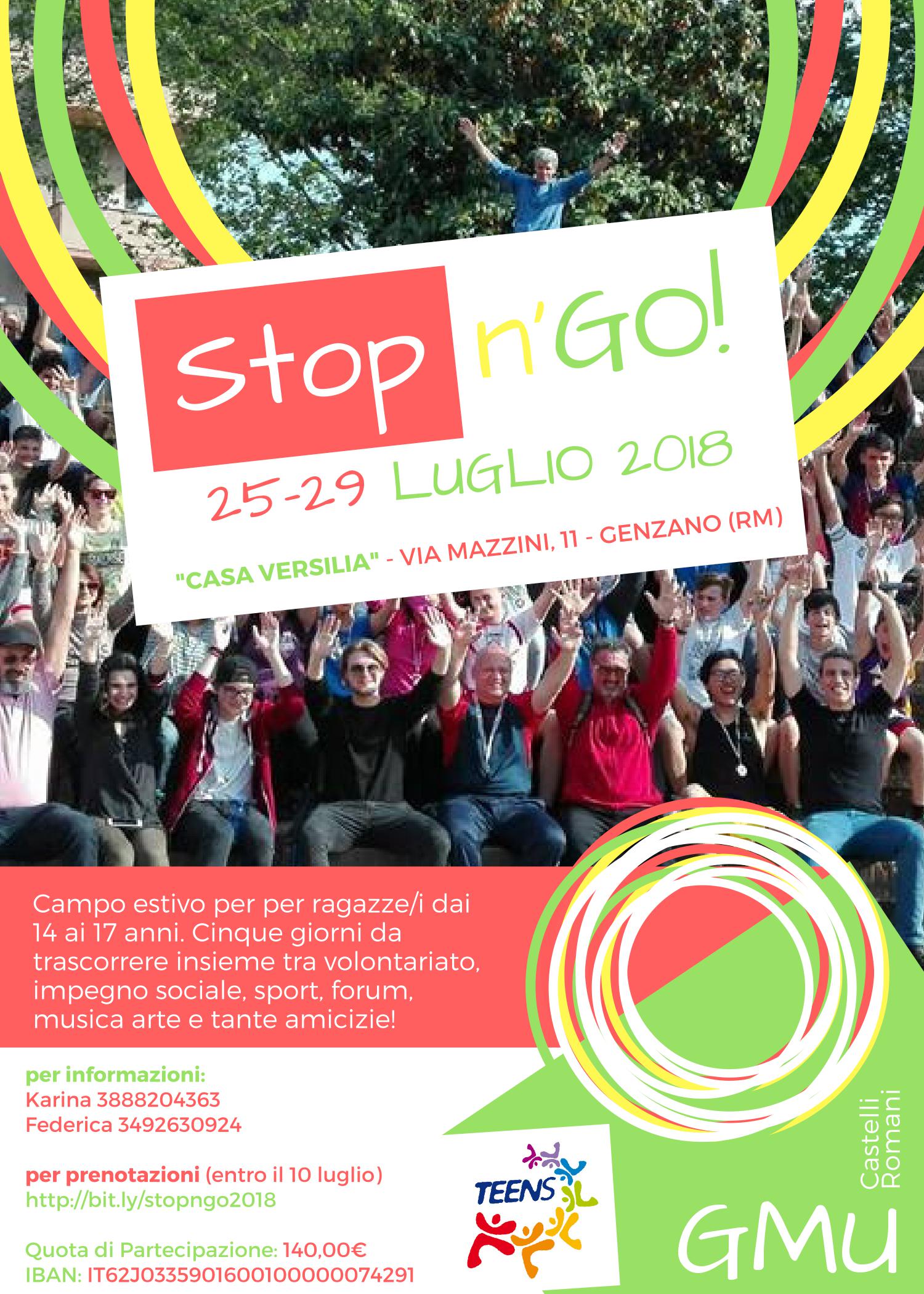 Stop 'n go - Appuntamento estivo per ragazzi a Genzano
