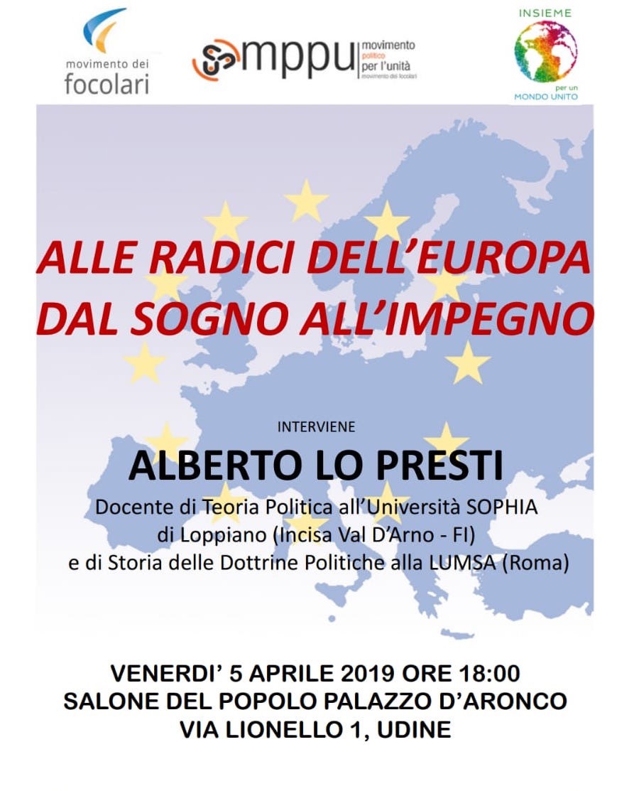 Udine, "Alle radici dell'Europa"
