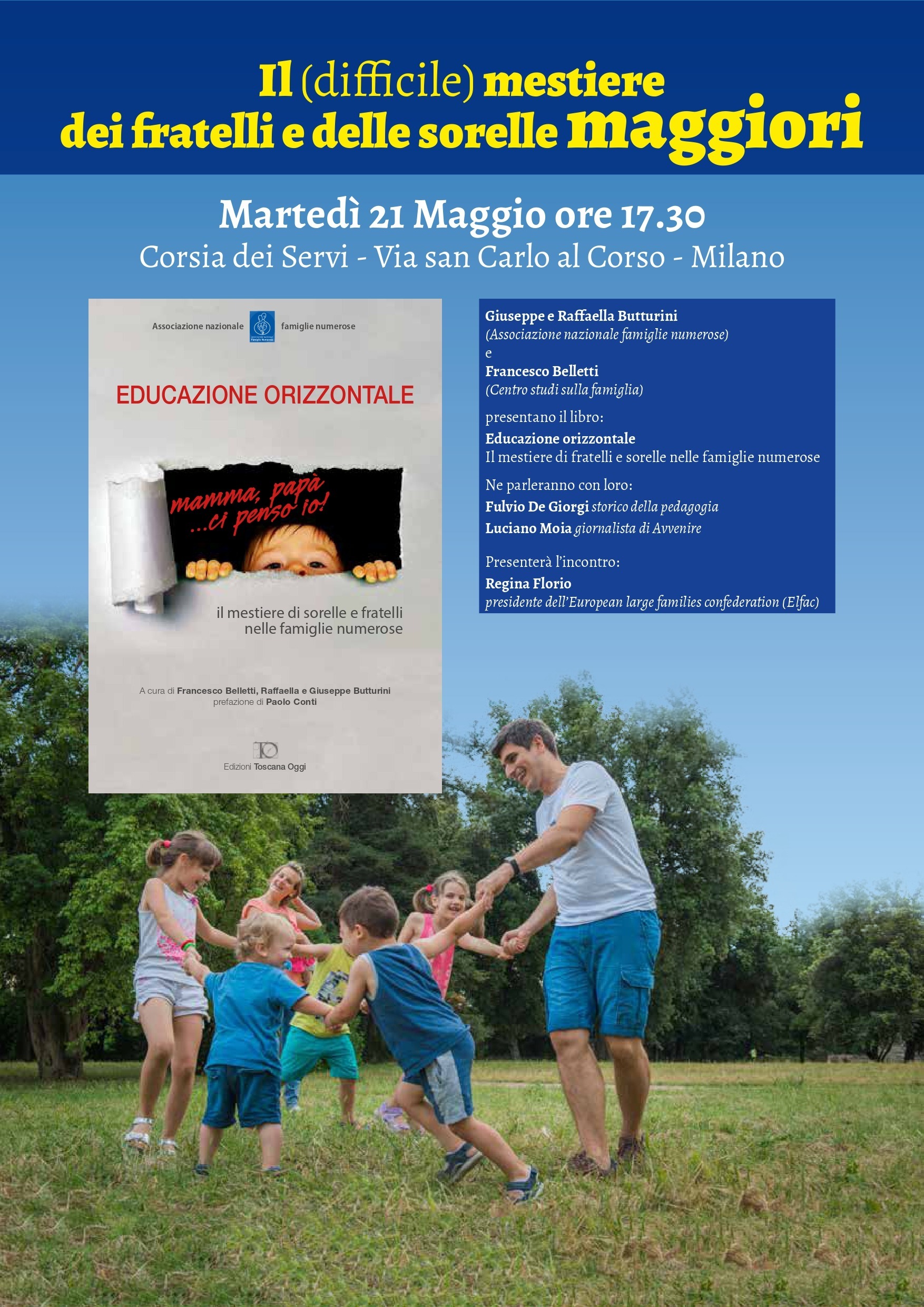 Milano, presentazione del libro "Educazione orizzontale"