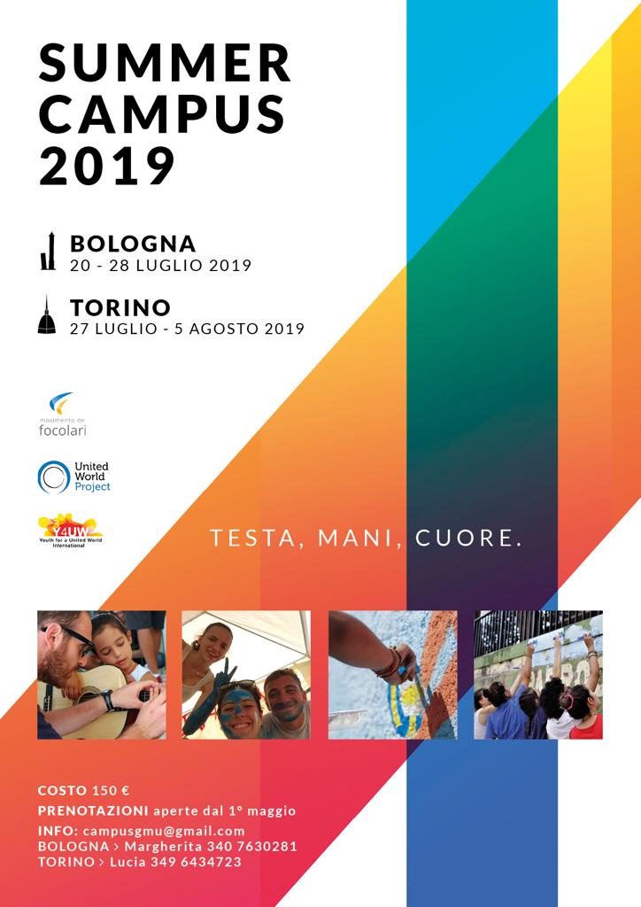 Summer Campus 2019 a Bologna e Torino