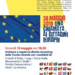 Firenze, "26 maggio, una chiamata ai cittadini europei"