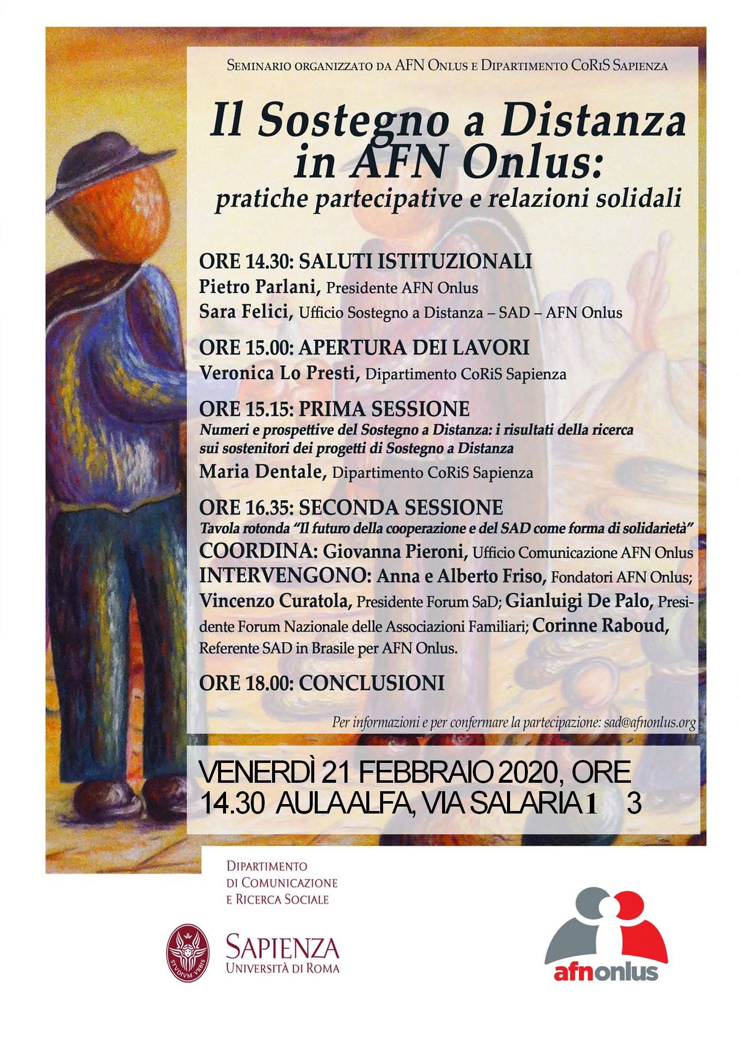 Roma: Presentazione dati ricerca AFN onlus