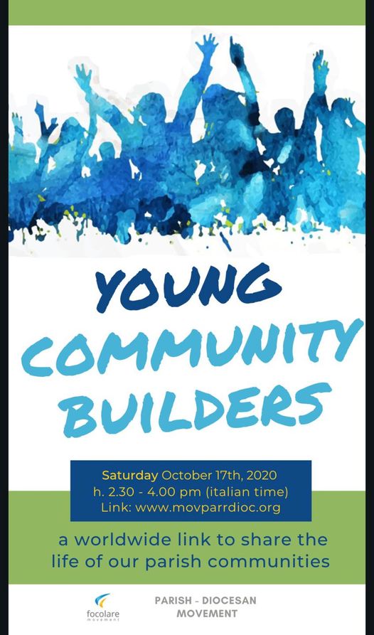 Young Community Builders - Secondo appuntamento online 17 ottobre
