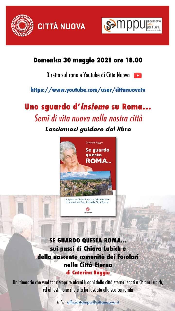 Uno sguardo d'insieme su Roma . . .  - 30 maggio ore 18.00