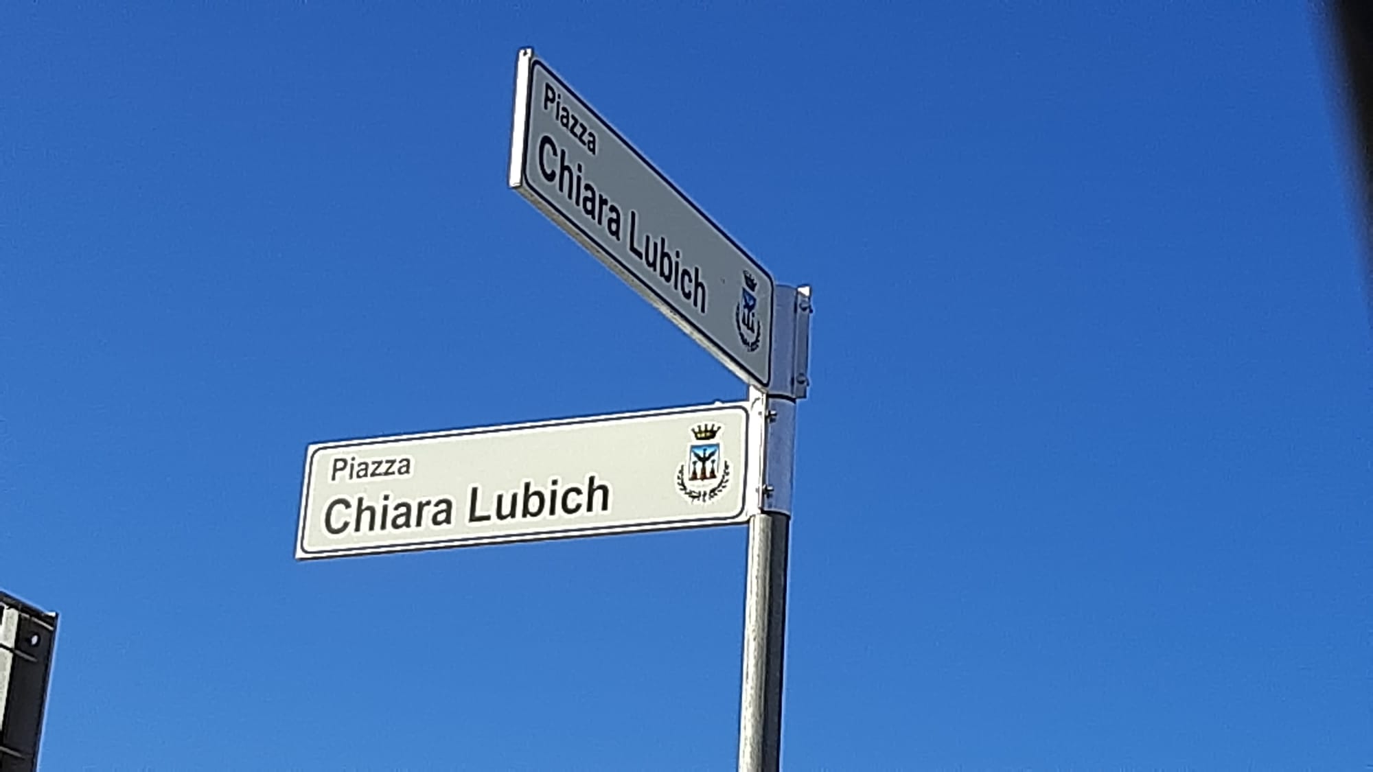 Inaugurazione della Piazza dedicata a Chiara Lubich ad Alcamo (TP)