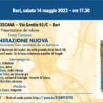Presentazione del volume: "Generazione nuova" - Bari 14 maggio